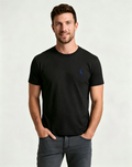 Men's basic crew neck T-shirt – Casual soft pure cotton short-sleeved top
